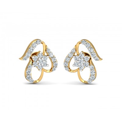 Vera  Diamond Earrings in Gold